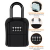 Portable Key Lock Box,Key Holder Safe Security Lock Box for