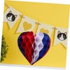 iplusmile 4pcs Independence Day Honeycomb Ornaments Patriotic Decorations for July