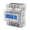 Energy Meter 3 Phase 4 Wire Backlit LCD Display DIN