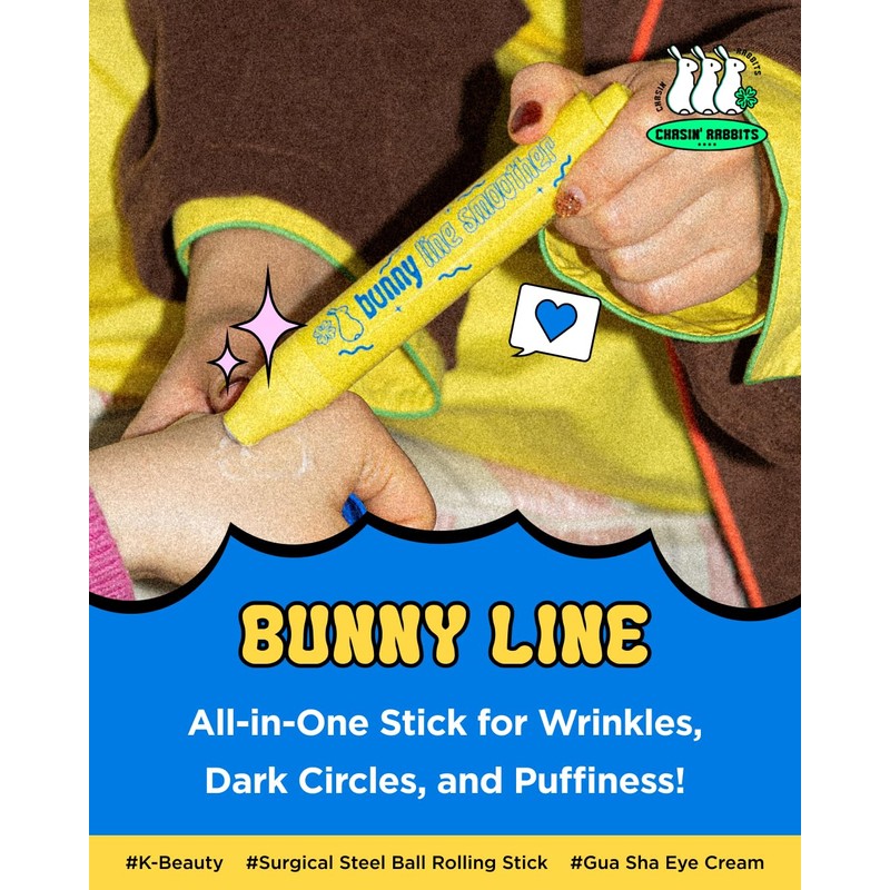 CHASIN' RABBITS CHASIN' RABBITS Bunny Line Smoother Eye Cream Roller,