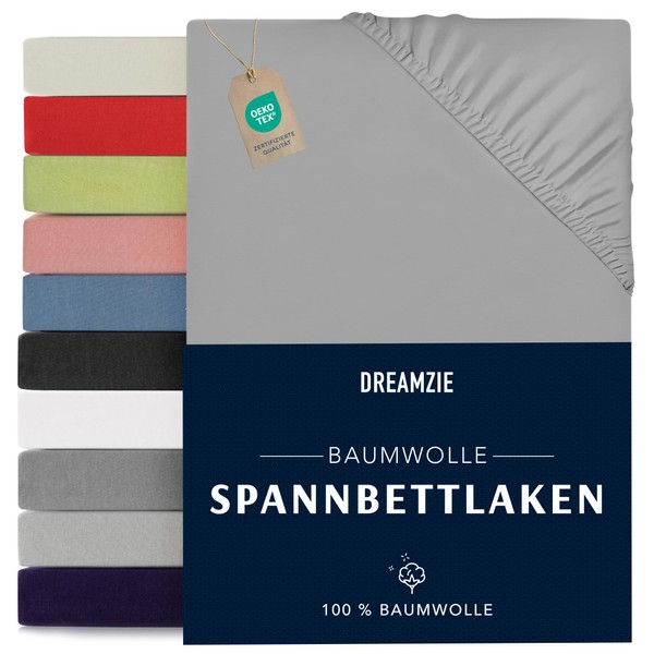 Dreamzie Elasticated Cotton Fitted Sheet