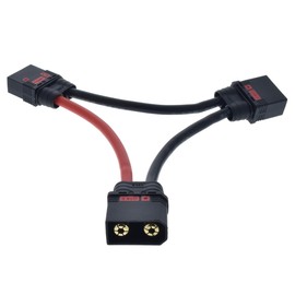 BackBayRC: QS8 / QS8-S Series Adapter - 10CM 8awg Wire - Double Voltage