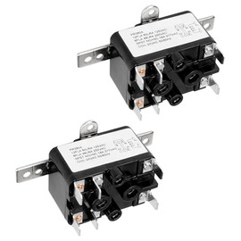 APFR-380 90-980 24V AC Heavy-Duty Fan Relay – Single Pole SPST – Isolated AC Switch for HVAC blowers, humidifiers, Goodman blowers, Heat sequencers – Includes Universal Bracket（2 Pack）