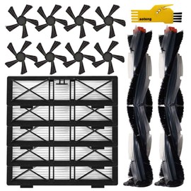 aotengou Replacement Accessories for Neato Botvac D Series D75 D80 D85 and Connected Series D3 D4 D5 D6 D7 Including Main Brush, Side Brush and Ultra Performance Filter