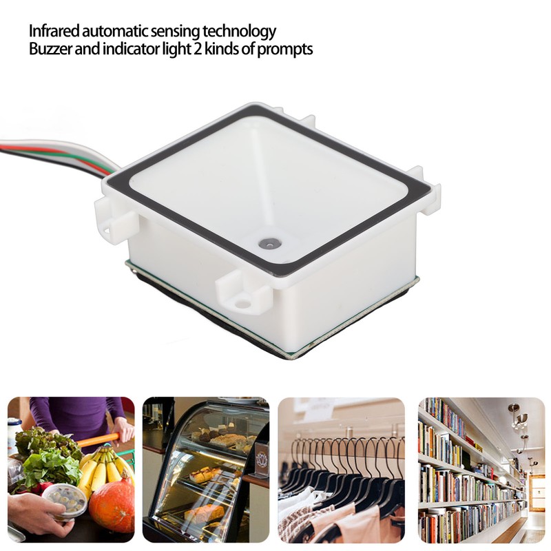 Barcode Scanner 2D Embedded Wired USB Infrared Auto Sensing Desktop