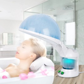 Segawe Blue 2in1 Hair Sauna Ozone hot Steam Facial Steamer Portable Salon Tabletop Mini