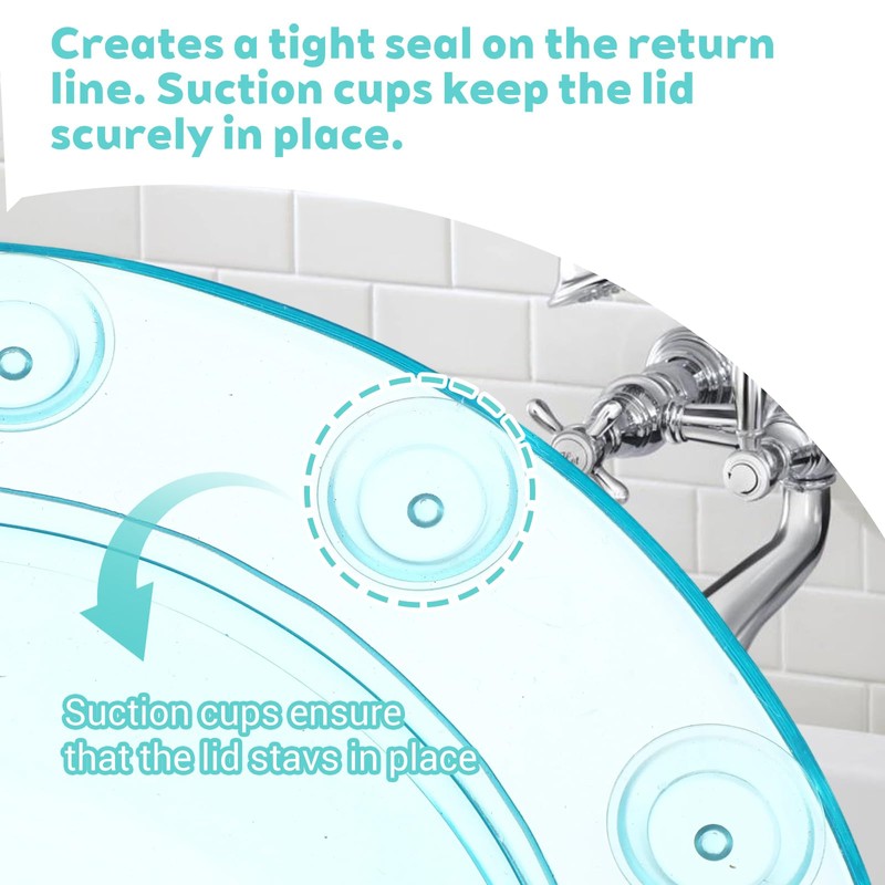 2 Pcs Bathtub Overflow Drain Cover Bathtub Stoppers 6.1 Inch