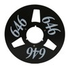 1/4 10in Take Up Reel 3 Holes Open Reel Aluminum