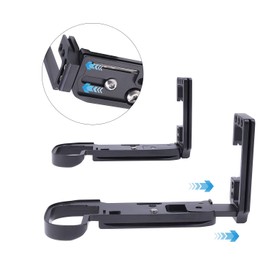 R5 R6 L Bracket Plate, Hersmay Adjustable Vertical Quick Release Plate Handle Holder L Angle for Canon EOS R5 R6 R5C Mirrorless Camera