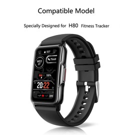 Futanwei for Mindrose Smart Watch Fitness Tracker H80 Screen Protector [3 Pack] HD Clear Soft PET Film [Case Friendly] [Anti-Scratch] [Bubble Free] Compatible for Bestinn Mindrose Fitness Tracker H80