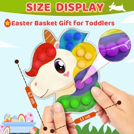 Color Sorting Sensory Toys, Easter Basket Stuffer Gift for Toddler Girl Airplane Travel Activities Toys Autism Quiet Calm Down Learning Fidget Toys Color Matching Toys for 3 4 5 year old Kid