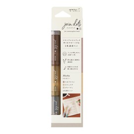 Midori 38139006 Joindots 3 Color Linked Mocha Rollerball Pen