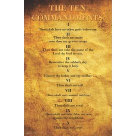 The Ten Commandments - Mini Poster - 11" x 17"