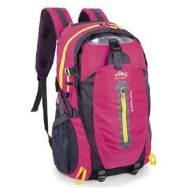 Besrina 40L Lightweight Hiking Backpack, Multi-functional Water-resistant Casual Camping Trekking Rucksack for Cycling Travel Climbing Mountaineer Outdoor Sport