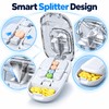 Adjustable Pill Cutter with Storage for Daily Medication – Precision