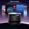 Konylsc Karaoke Machine,Karaoke Machine with Lyrics Display,Portable Bluetooth 5.3 Karaoke
