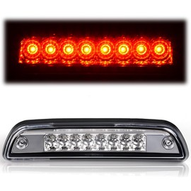 PIT66 LED 3rd Brake Light Compatible with Toyota Tacoma 1995-2015 Clear Lens Chrome Housing Third Brake Stop Lamp Light