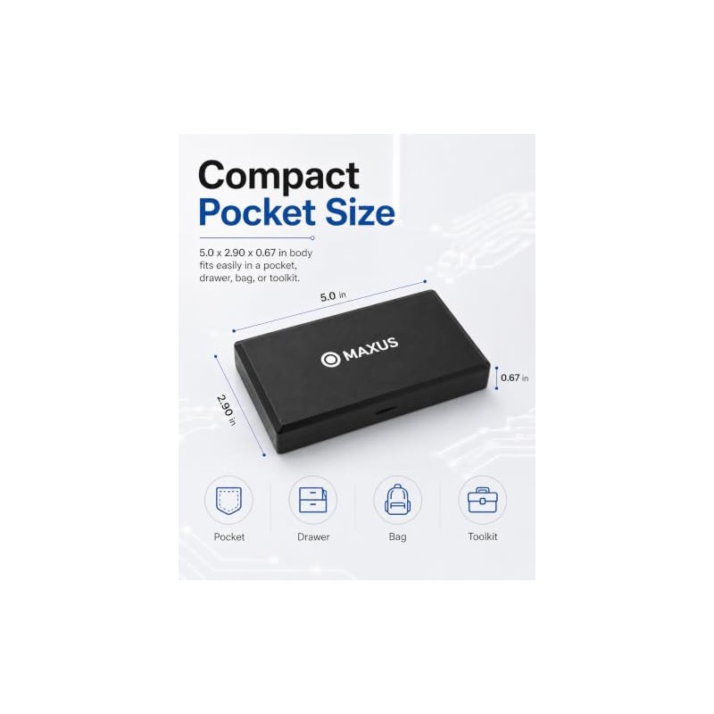 MAXUS Digital Pocket Gram Scale 500g x 0.01g High Precision