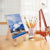 Pack of 2 Small Wooden Easels, Small Easel, Foldable Triangle