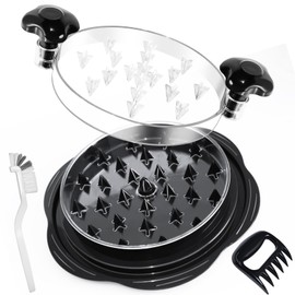 2025 NEW Chicken Shredder Tool Twist Large 10with Meat Shredder Claws & Cleaning Brush |3-Second Shredded Chicken | Chicken Grinder with Dishwasher Safe & BPA-Free Kitchen Gadget for BBQ Pulled Meat