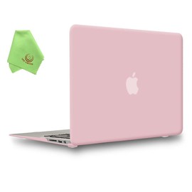 UESWILL Air 13 inch Case Smooth Touch Matte Hard Shell Case Cover Compatible with 2010-2017 MacBook Air 13 inch (Model: A1466/A1369), Rose Quartz