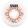 Ricta Wheels Sparx Skateboard Wheels 99a White 53mm