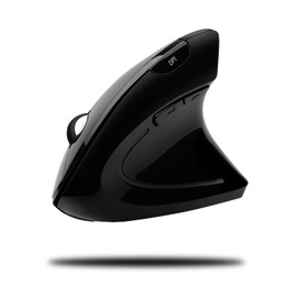 Adesso iMouse E10 - Vertical Ergonomic Optical 6-Button 2.4 GHz RF Wireless Mouse - Right Hand Orientation