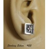 STERLING SILVER 925 AMTHGPS-051 Single Ear Sterling Silver 925 Earrings