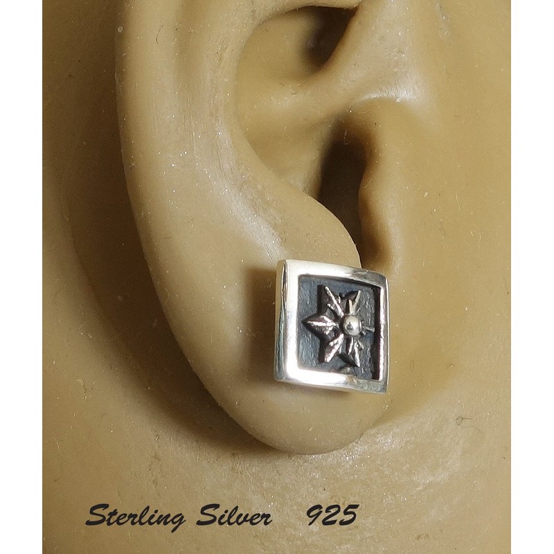 STERLING SILVER 925 AMTHGPS-051 Single Ear Sterling Silver 925 Earrings