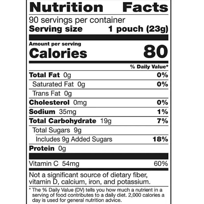 Fruit Snacks, Assorted Flavors, 0.8 oz Pouches, 90 Count (2