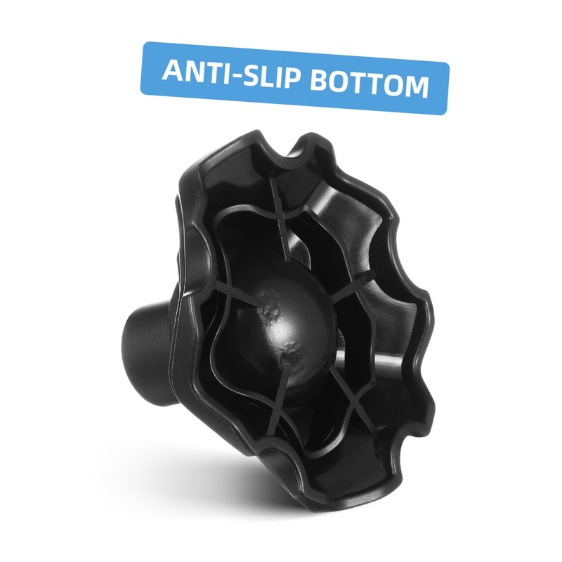 KONTONTY 4pcs Anti-sag Footmuffs for Camping Chairs Leg Caps Non-Slip