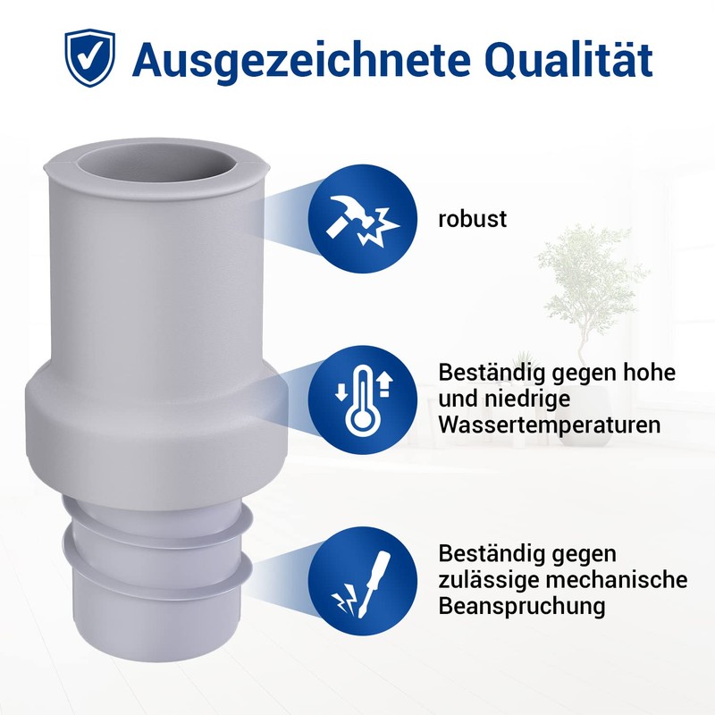 VIOKS Drain Hose Adapter / Drain Hose End Piece 19