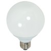 Satco S7305 15-Watt Medium Base Globe, 4100K, 120V, Equivalent to
