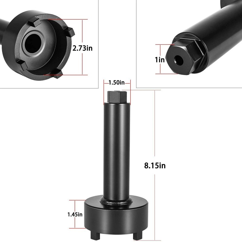 Hihitomorrow 91-61069 Bearing Carrier Retainer Wrench Tool for Mercruiser Alpha