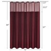 MitoVilla Extra Long 72 x 84 Shower Curtain Set with