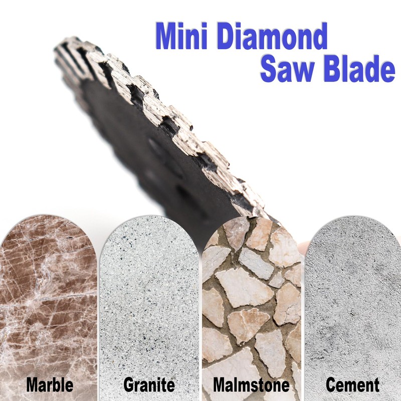 BSRTTOOL Mini Diamond Saw Blades with Removable Flange 5/8 Thread