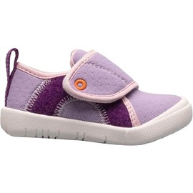 Bogs Kids Baby Kicker Hook and Loop Shoe, Lavender, Size 4 Toddler