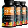 Vitamin D3 + K2 Gummies 180x with 1000 IU Vitamin
