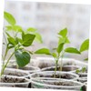 Levemolo 50pcs Transparent Hydroponic Plant Moisturizing Lids Insulation Covers for