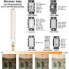 Leools E12 Led Long Bulb,7.3Inch Long Tubular Light Bulbs,T6 B11