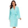 Knuffnee Terry Cloth Robe for Women Bathrobe Knee Length Bath