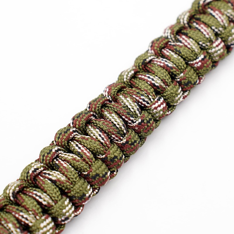 8-Pack 3-in-1 Emergency Survival Bracelet with Whistle and Compass, Survival
