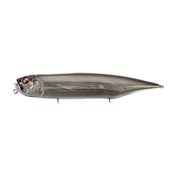 Megabass Dog-X Diamante (Rattle) Topwater Fishing Lure - GG Deadly Black Shad