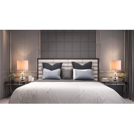 JONATHAN Y JYL1028C Anya 20.5" Mini Glass LED Lamp Transitional,Glam,Midcentury for Bedroom, Living Room, Office, College Dorm, Coffee Table, Bookcase, 1, Mercury Silver