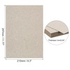PATIKIL 12x8x0.04" Chipboard Sheets, 10Pcs Thick Book Board Binders Board