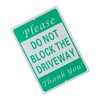 Hohopeti Do Not Block Driveway No Parking Sign Weather Resistant