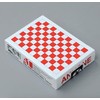 Checkerboard Playing Cards: Red/White