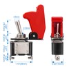 Baomain Safety Cover Toggle Switch Guard ON Off Red Aircraft