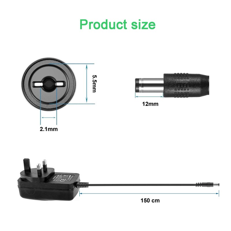 myVolts 9V power supply adaptor compatible with/replacement for Native Instruments
