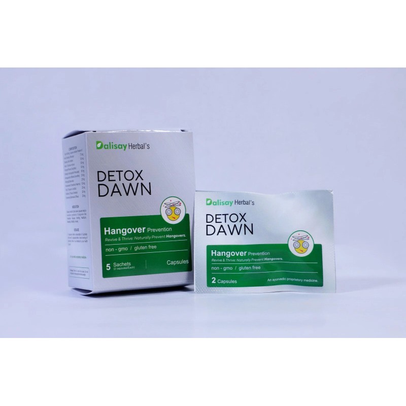 Dalisay Herbals Hangover Relief Hangover Cure Detox Dawn 20 Capsules